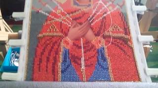 Мой способ вышивки бисером на станке