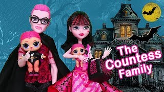SWTAD LOL Families ! The Countess Family Bat Mystery | Toys and Dolls Fun Pretend Play for Kids