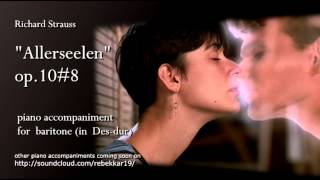 "Allerseelen" - piano accompaniment for baritone Des
