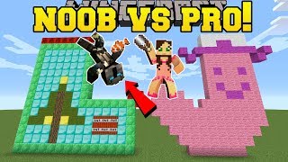 Minecraft: NOOB VS PRO!!! - CHRISTMAS BUILD BATTLE - Mini-Game