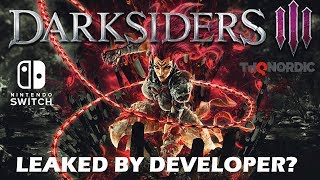 Nintendo Switch - Darksiders 3 Leaked by Developer?