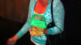 Swallowing a goldfish