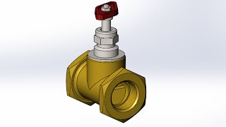 Solidworks. Сборка вентиля ( Solidworks. The valve assembly)