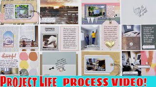 Project Life 2020 week 1 Process
