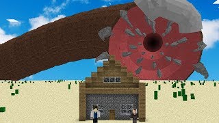 НУБА И ПРО СКУШАЛ ОГРОМНЫЙ ЧЕРВЯК И ДОМИК! МАЙНКРАФТ МУЛЬТИК! ЛОВУШКИ!