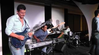 Jamming with friends playing PRS CUSTOM 24 and Fender American Stratocaster.