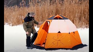 Norfin Easy Ice 6 Corners - самая практичная палатка на зимнюю рыбалку
