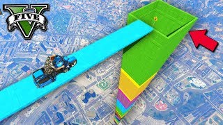 GTA V Online: UMA QUEDA LIVRE no TÚNEL INFINITO!!! (COM MOTOS)