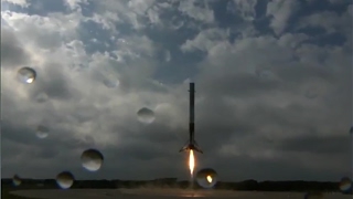 Falcon 9 First Stage Landing at Cape Canaveral, 19 February 2017