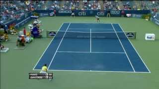 Grigor Dimitrov Hits Hot Shot In Washington 2013
