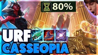 0 SECOND ABILITY COOLDOWN (INSANE DAMAGE) | URF CASSIOPEIA FULL GAMEPLAY - BunnyFuFuu
