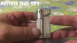 Old vintage BOSS petrol pocket lighter Старая бензиновая карманная зажигалка