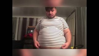 fat guys in tiny shirt ?