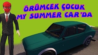 ÖRÜMCEK ÇOCUK MY SUMMER CAR'DA ANNESİYLE ARABA SÜRÜYOR-Çizgi Film Gibi