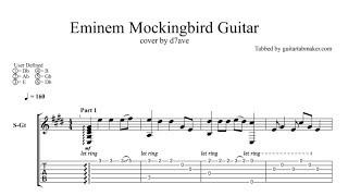 Eminem - Mockingbird TAB - acoustic guitar tab - PDF - Guitar Pro