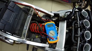 Диагностика системы зарядки мотоцикла