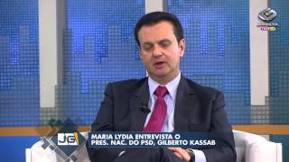 Jornal da Gazeta - Maria Lydia entrevista o pres. nac. do PSD, Gilberto Kassab (30/01/14)