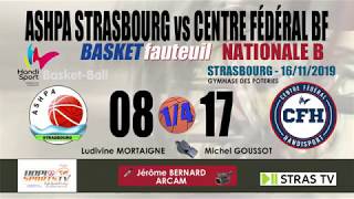 BASKET FAUTEUIL ASHPA STRASBOURG vs CENTRE FÉDÉRAL BF
