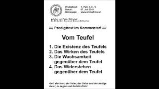 07.07.2019 - Vom Teufel