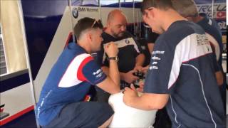 Jetprime handlebar switches for BMW S1000RR at World SBK Championship