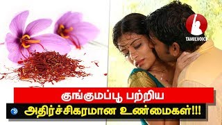 குங்குமப்பூ பற்றிய அதிர்ச்சிகரமான உண்மைகள்!!! How to buy good saffron? - Tamil Voice