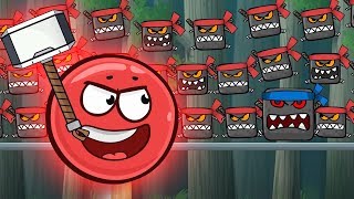 Red Ball 4 Animation Red Ball Hero Vs Ninja Boss Stage 2
