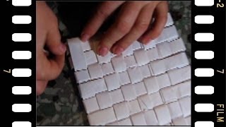 Плетёная корзинка с квадратным дном. Часть II.