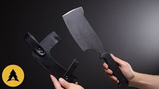 Топор Буран 65Г черный рукоять эластрон (Кизляр)