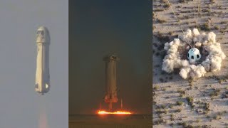 Blue Origin NS-13: New Shepard launch and landing, 13 October 2020