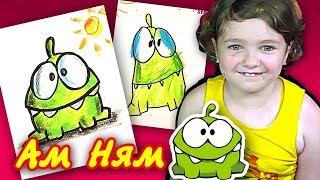 Как нарисовать АМ НЯМ / Катя рисует РыбаКит