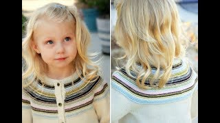 Связать Детский Кардиган для Девочки Спицами - модели 2018 / Knit Cardigan for Girl with Knitting