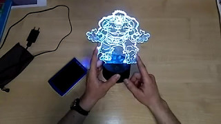 3D светильник-ночник. Обзор