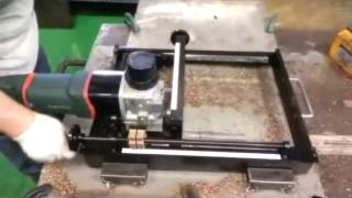 GTB-2800LMDFL-SC  - работа ручного фрезера