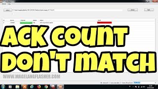 HOW TO FIX ACK count don't match MIFLASHTOOL SOLVED