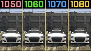 GTA V GTX 1050 Ti vs. GTX 1060 vs. GTX 1070 vs. GTX 1080 [1080p]