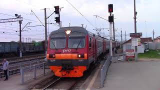 Электропоезд ЭД4М-0045 станция Дмитров