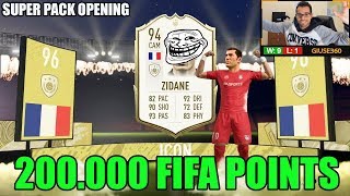 200.000 FIFA POINTS!! IL PACK OPENING PIU GRANDE DELLA MIA VITA!! 3 ICON TROVATE!!
