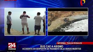 Bus desbarrancado en Pasamayo: Víctimas mortales llegarían a 25