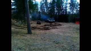 T-55 test drive Parola tank museum 300412 part 3