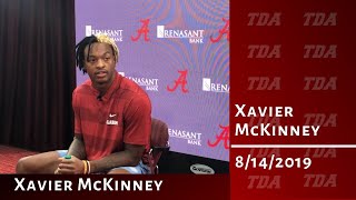 DB Xavier McKinney raves about Shyheim Carter and more