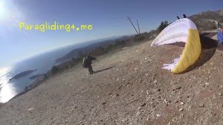 Полет на параплане Будва Черногория - epsilon paragliding day