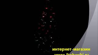 Елка со световолокном Салют, сияет разными цветами, оптоволоконная елка, новогодняя елка световод
