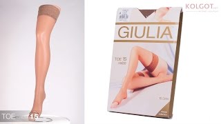 Видео обзор: чулки TM "Giulia" модель TOE 15