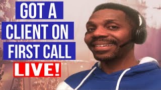 Cold Calling- Smma Cold Calling Live!  Got a New Client On The First Call