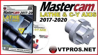 MASTERCAM 2017-2018 - Lathe & C-Y Axis - 6.6 Tool Settings & Stock Setup - vtpros.net