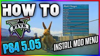 How to install A GTAV Mod Menu on the PS4 Exploit 5.05