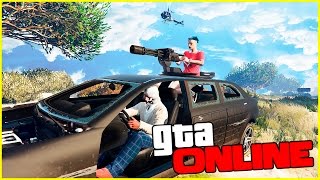 УГАР НА ЛИМУЗИНЕ С ТУРЕЛЬЮ В GTA 5 ONLINE
