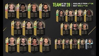 TOTW 28 PACK OPENING ? SEARCHING FOR 91 CF BALE, 86 CB WALKER +84 LINGARD ? - FIFA 18 PACK OPENING