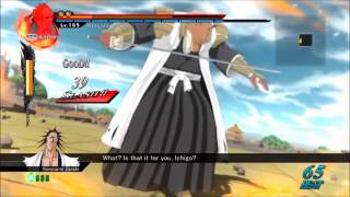 Bleach: Soul Resurreccion - Skullclad Ichigo VS Sajin Komamura, Gin Ichimaru & Kenpachi Zaraki