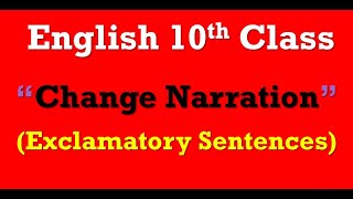 Direct Indirect (Exclamatory Sentences)